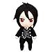 Peluches Anime Black Butler Sebastian & Ciel Kuroshitsuji Figuras Muñeco De Peluche De Peluche 28cm