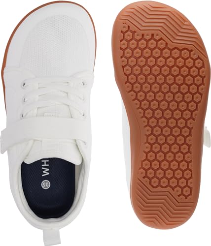 Image of WHITIN Kid Barefoot School Shoes | Boys /Girls Wide Toe Box Sneakers W8K6