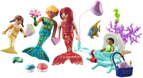 PLAYMOBIL Princess Magic 71469 Ausflug der Meerjungfrauenfamilie ab 4 Jahren