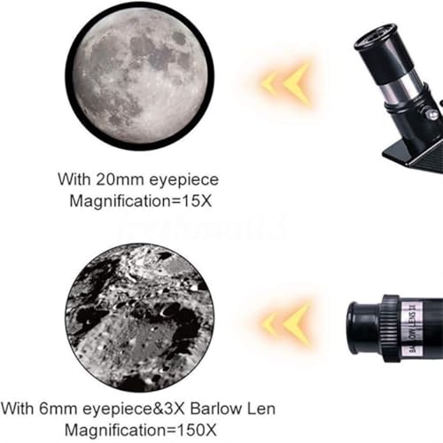 Telescopio Refractor Astronómico con Trípode, Compacto y Portátil miniatura 4