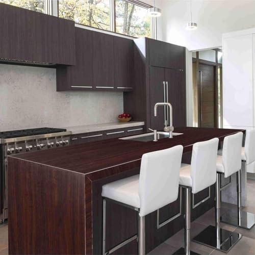 Image of CVANU Self-Adhesive Wood Grain Wallpaper Waterproof PVC Vinyl for Furniture, Door, Wardrobe & Desktop (24x36 Inch, CV08)