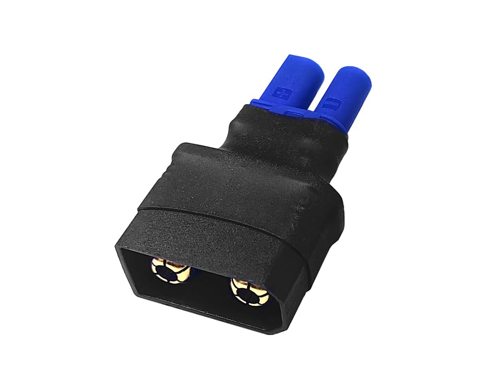 RCP RC Power Adapter: QS8 To EC5/IC5, Heavy 8 Or 10 AWG Wire, Pick Your Length