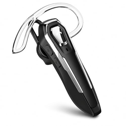 Auricular Bluetooth Mono Inalámbrico Blanco con Micrófono miniatura 1
