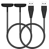 YANZHI Charger [with Reset Button] for Fitbit Luxe/Charge 5, Replacement 3.3Ft Fitbit Charging Cable, 2 Pack (The Same as Official Style)