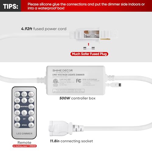 Tira LED Shine Decor Eco 2800K Blanco cálido 16 FT miniatura 5