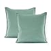 AmeliaHome 2 Fundas de Almohada de 45 x 45 cm, Color Verde Pistacho
