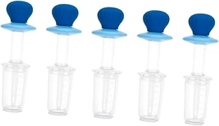 Toyvian 5Pcs Recipientes Alimentador De Medicamentos Para Bebês Para Alimentador De Chupeta De Frutas Para Bebê Para Chupeta De Medicina Líquida Chupeta Infantil Espremedor De Colostro
