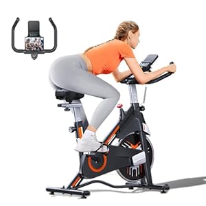 homeTro Magnetic Exercise Bike – Ultra-Quiet Indoor Cycling Bike with Adjustable Resistance, Comfortable Seat, LCD Display, 150kg Capacity – Exercise Bikes for Home Use Cardio Workouts