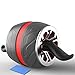 AB Wheel Roller, Perfect Fitness AB Carver Pro Roller avec genouillère Tapis & Poignées Pushup pour Homme Femme Bodybuilding Gymnastique Maison Taille Unique