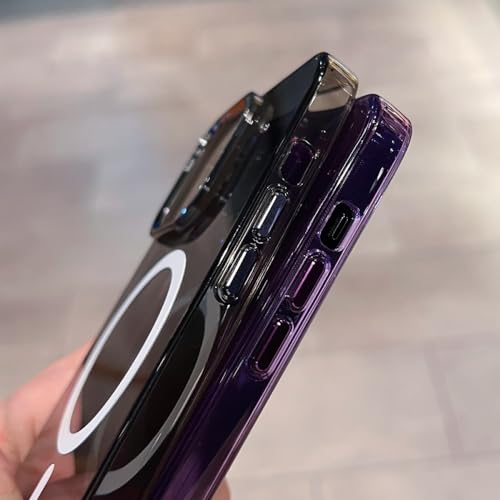 Coque acrylique magnétique iPhone 14 LVTFCO transparente et fluorescente