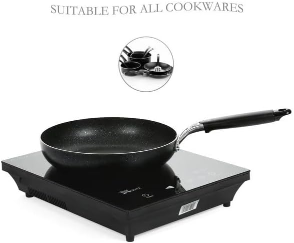 Miniatura 3 de Narita Invierno radiante eléctrico portátil 1500W del POT de la superficie de la clase de Cooktop