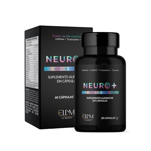 Neuro+ 60 Capsulas ELLYM NUTRITION Nootropicos Multivitaminico Foco Cafeina Magnesio Tript...