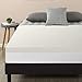 Best Price Mattress 3 Inch Ventilated Memory Foam Mattress Topper, CertiPUR-US Certified, Queen, White