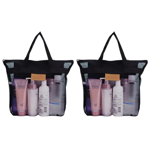2 sacchetti da toilette da appendere, gadget da viaggio, borsa da doccia, accessori da campeggio per palestra, doccia da spiaggia