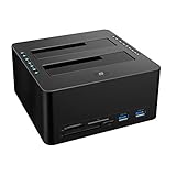 Función One Touch Clone: un botón para clonar datos fácilmente desde disco de origen a disco de destino (Presione el botón de clonación durante 5 segundos hasta que las luces comiencen a parpadear, luego presione el botón de clonar nuevamente para iniciar el proceso de clonación). No se necesita software.