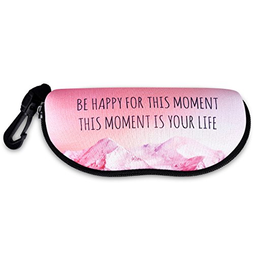 Preisvergleich Produktbild kwmobile Neopren Brillenetui mit Reißverschluss - Etui Tasche für Brille Sonnenbrille Lesebrille - Brillenbox Schutztasche - Brillenschutzhülle