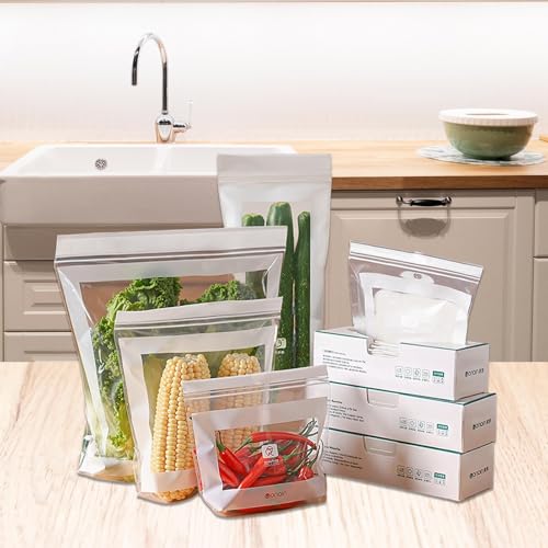 Bolsas para preparación de comidas y marinar alimentos de forma limpia 4