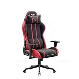 DIABLO Sedia Gaming Bambino Ergonomica per Ragazzi Sedia Ufficio Junior Reclinabile 140 Gradi Supporto Lombare Regolabile Altezza Accoudoirs Regolabili Tessuto Traspirante Compatta