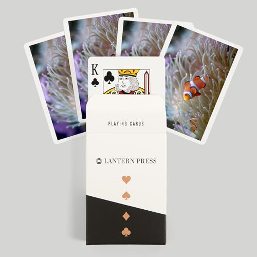 Baraja Póker Clown Fish y Coral Blanco 52 Cartas miniatura 6