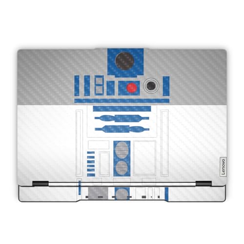 Carbon Fiber Laptop Skin Compatible with Lenovo Legion 5 Gaming Laptop (15IRX9) 2024 - Cyber Bot - Premium 3M Vinyl Protective Wrap Decal Cover - Easy to Apply | Crafted in the USA