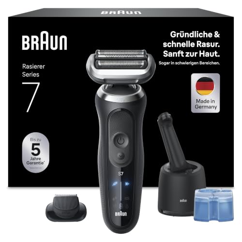 Braun Rasierer Herren Elektrisch Series 7, N7200cce, Schwarz – Ansicht 1