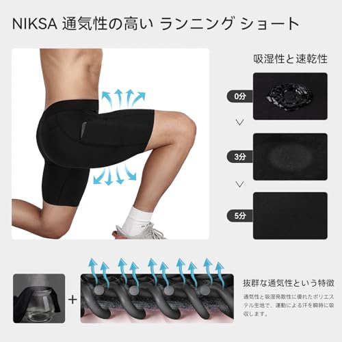 Niksa コンプレッションショートタイツ メンズ