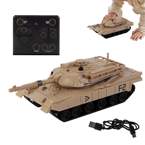 Char RC tank radiocommandé rechargeable, le cadeau idéal de jeu pour filles et garçons
