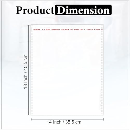 Image of GLUN Pack of 50 Plastic Transparent BOPP Poly Bags 14x18 Inch for Saree & Clothes Packing, Self-Adhesive Sealable Packaging Bags, Ideal for Saree, Shirt & Garment Packing