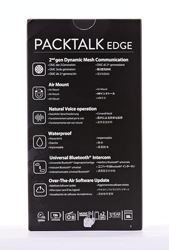 Cardo PT200101 Packtalk Edge Motorcycle Bluetooth Communication System Headset Intercom thumb #12