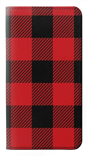 JPW293126P ���b�h�o�b�t�@���[�`�F�b�N�� Red Buffalo Check Pattern For Samsung Galaxy S26 Plus �p�t���b�v�P�[�X