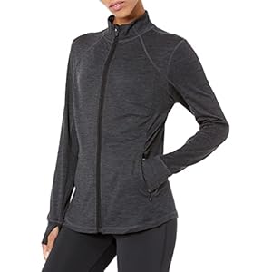 Amazon Essentials Women’s Brushed Tech Stretch Full-Zip Jacket – Discontinued Colors