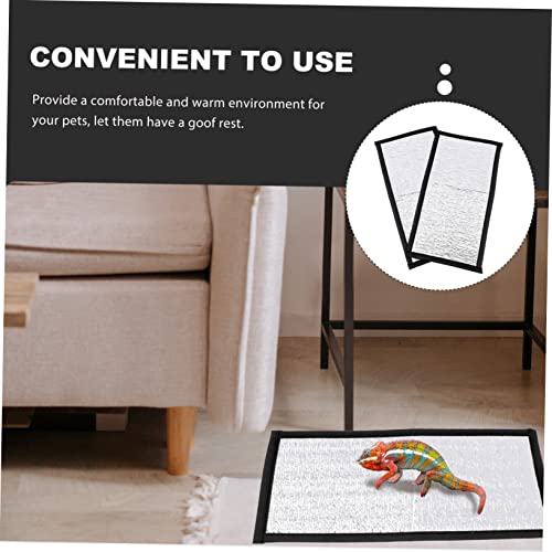 Alfombrilla calefactora para reptiles pequeña 2 piezas miniatura 6