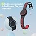 Waterproof Bracelets Compatible with AirTag for Kids, 2 Packs Silicone Holder with Hidden Cover Design Wristband Compatible with AirTag for Child, Breathable GPS Tracker Holder for Kids Bluer