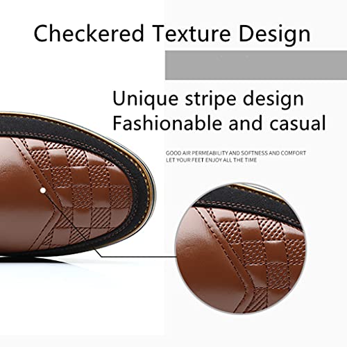 Veslesth Men's Casual Luxury Shoes Sneakers Loafers Comfort Walking Shoes Fashion Driving Shoes Leather Shoes for Male Business Work Office Dress Outdoor4