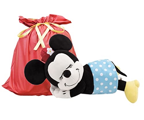 ミニーマウス 抱き枕 ブラック 添い寝枕 ミニ 約28cm (ラッピング袋付き)【セット買い】ディズニー