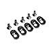 Losi EngineMntInsert&Screws BLK 19.5T5 5ive-T 2.0 LOS252102 Gas Car/Truck Replacement Parts