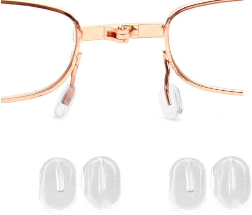 Eyeglass Nose Pads 2Pairs Nose Pieces Push PVC Nosepads for Presbyopic