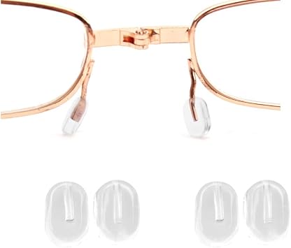 Eyeglass Nose Pads 2Pairs Nose Pieces Push PVC Nosepads for Presbyopic