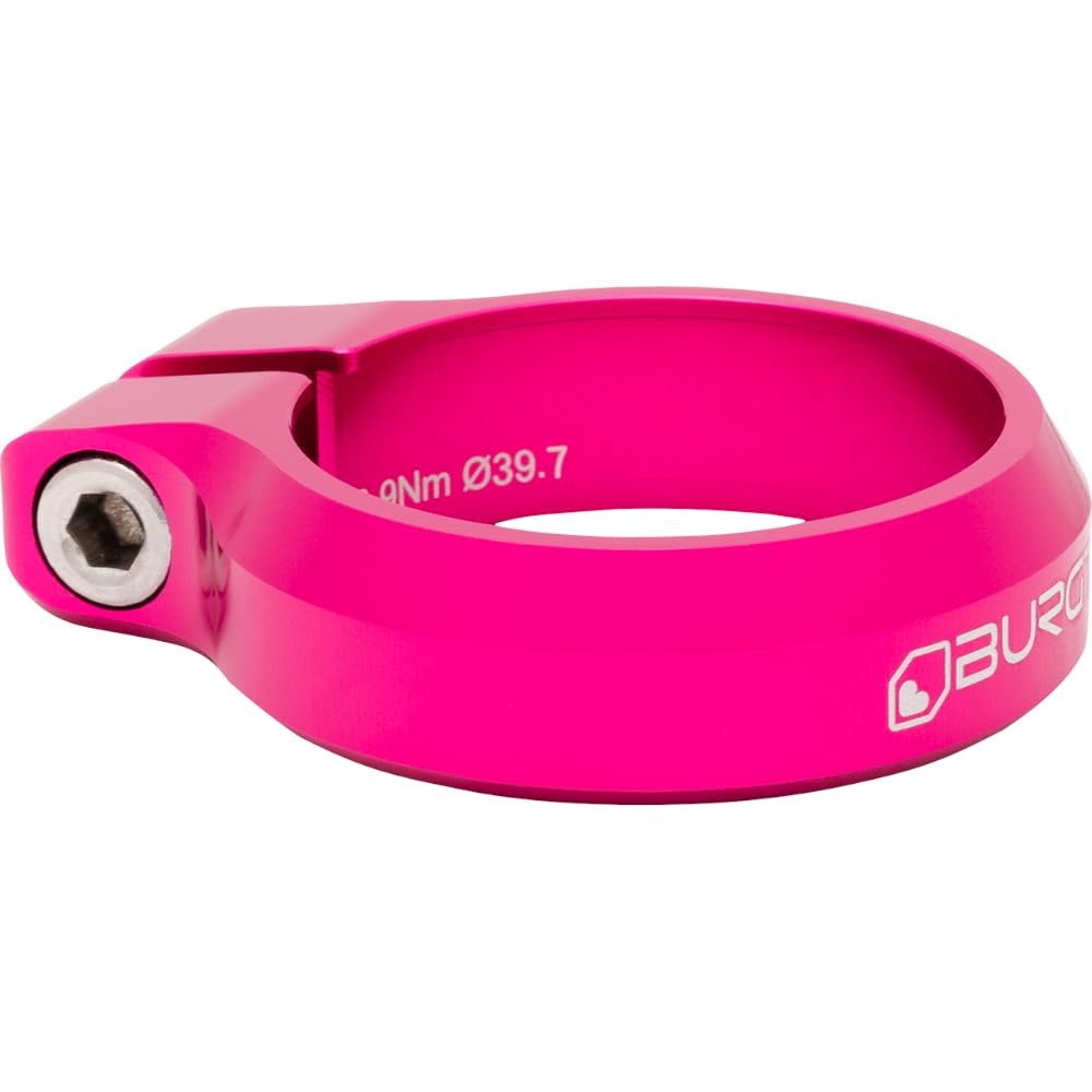 Burgtec Seat Clamp 39.7mm Toxic Pink