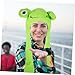 VICASKY Plush Frog Hat with Moving Ears Lightweight Party Costume Headgear for All Ages Fun Holiday Photo Prop and Cosplay Accessory