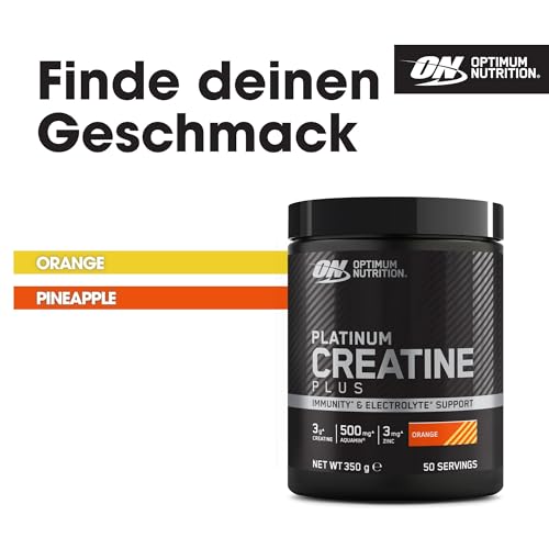 Optimum Nutrition Platinum Creatin Plus Pulver, Geschmack Orange, 350g, 50 Portionen 5