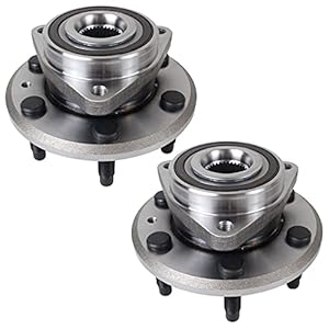 PAROD Pair 513277 Wheel Bearing and Hub Assembly Front/Rear Compatible with 08-17 Buick Enclave, 09-17 Chevy Traverse, 07-16 GMC Acadia, 07-10 Saturn Outlook 6 Lugs w/ABS