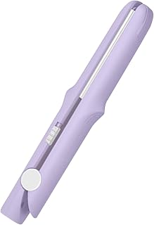 Plancha Alisadora de Pelo | Rizadora 2 en 1 de Calentamiento Rápido y Doble Propósito - Plancha Rizadora Inalámbrica de 20W - para Ondas de Noche, Viaje, Mujeres, Regalo