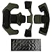 Yzpacc Tactical Helmet Pads, Universal Replacement EX Helmet Internal Memory Foam Pad Protective Mat for ACH MICH FMA EXF Helmet (Black)