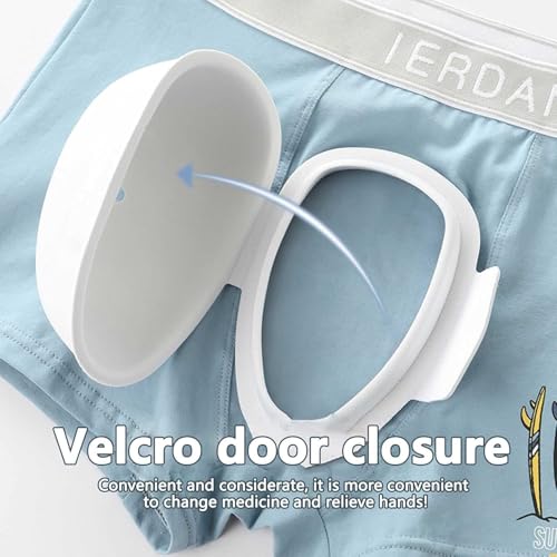 2pc Post Circumcision Underwear for Kids, Circumcision Underwear, Surgery Recovery Pants, Breathable Boxer Shorts for Boys(B,S-Small)2