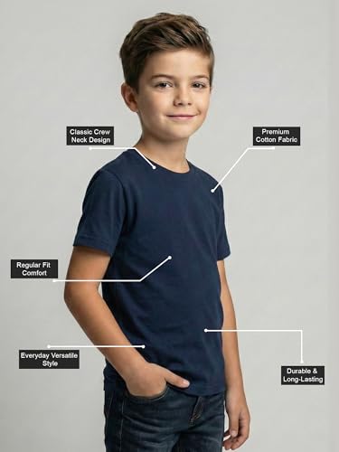 Image of XENOVAURBAN Kids Tshirt 2 Combo for Boys /Girls | Cotton Fabric | Graphic Printed Round Neck T-Shirt for Kids - KRN2-PRINTED-PAR