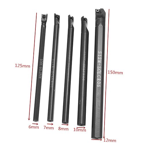 Kit de herramientas para torno ORFOFE 5 piezas miniatura 6