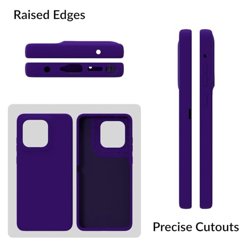 Image of SPRIG Compatible with Moto Edge 60 Stylus Premium SilkTone Back Cover Drop Tested Shock Proof Mobile Case for Men, Women, Boys and Girls with Camera Protection (Dark Violet)