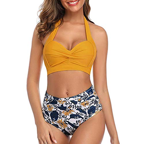 Bikini taille haute sculptant et confortable | Maillot de bain vintage 2 pièces