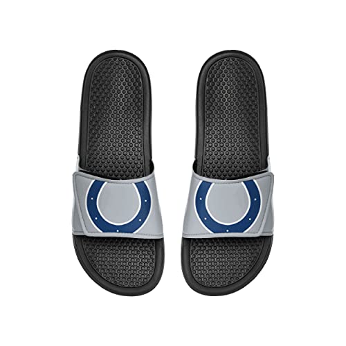 Image of FOCO mens NFL Team Cropped Big Logo Shower Sport Slide Flip Flop Sandals | Casual Sandals